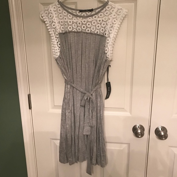 Brand new grey belted dress - Picture 2 of 3